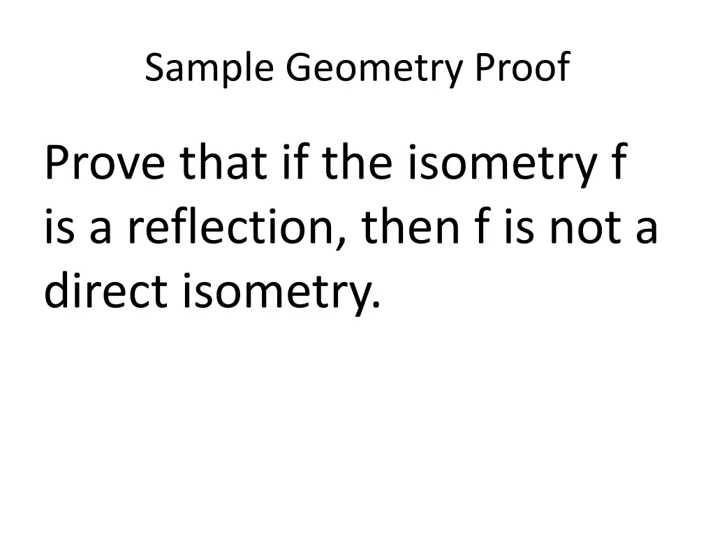 sample geometry proof