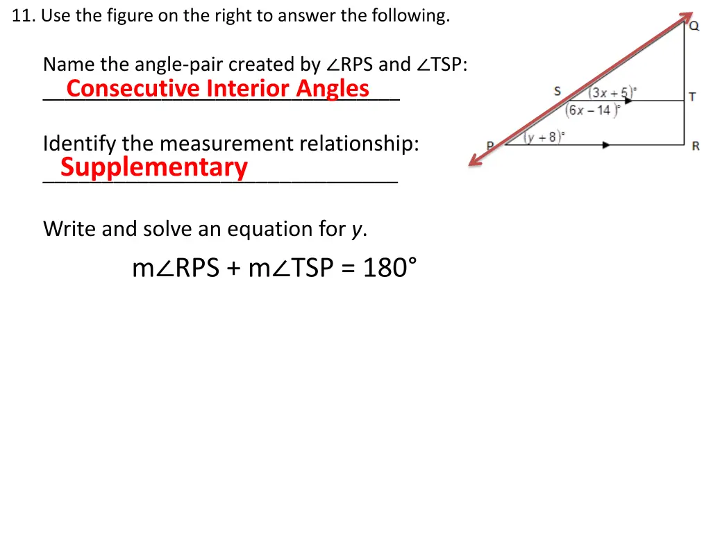 11 use the figure on the right to answer 2