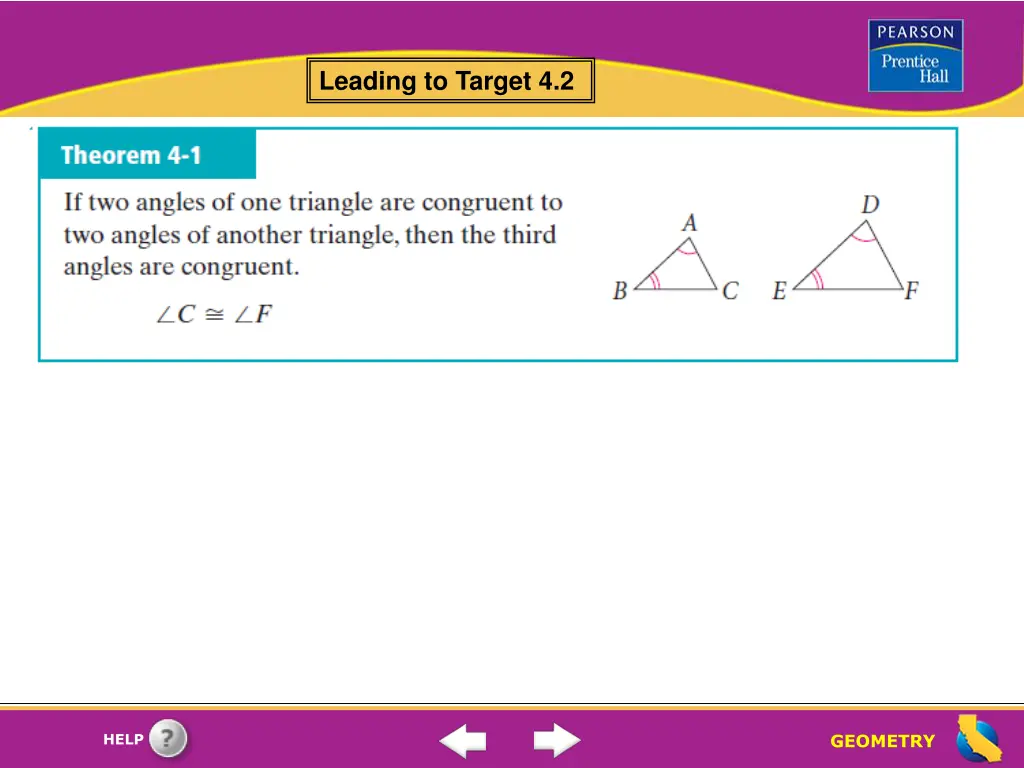 leading to target 4 2