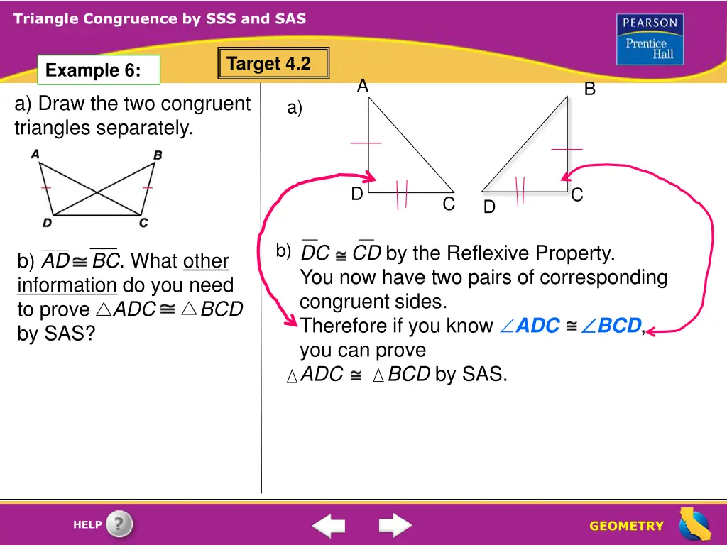 triangle congruence by sss and sas 1