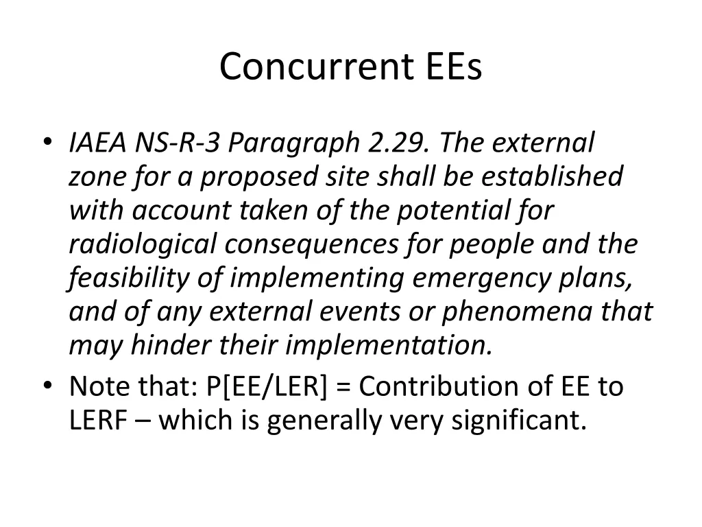 concurrent ees