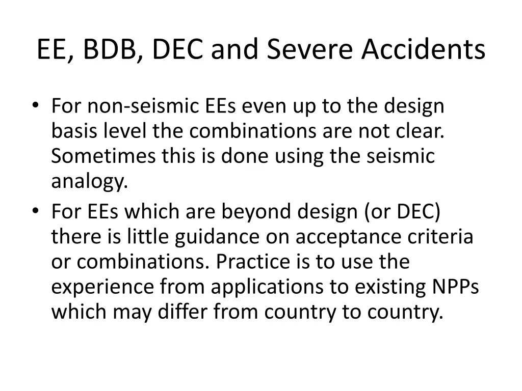 ee bdb dec and severe accidents 1