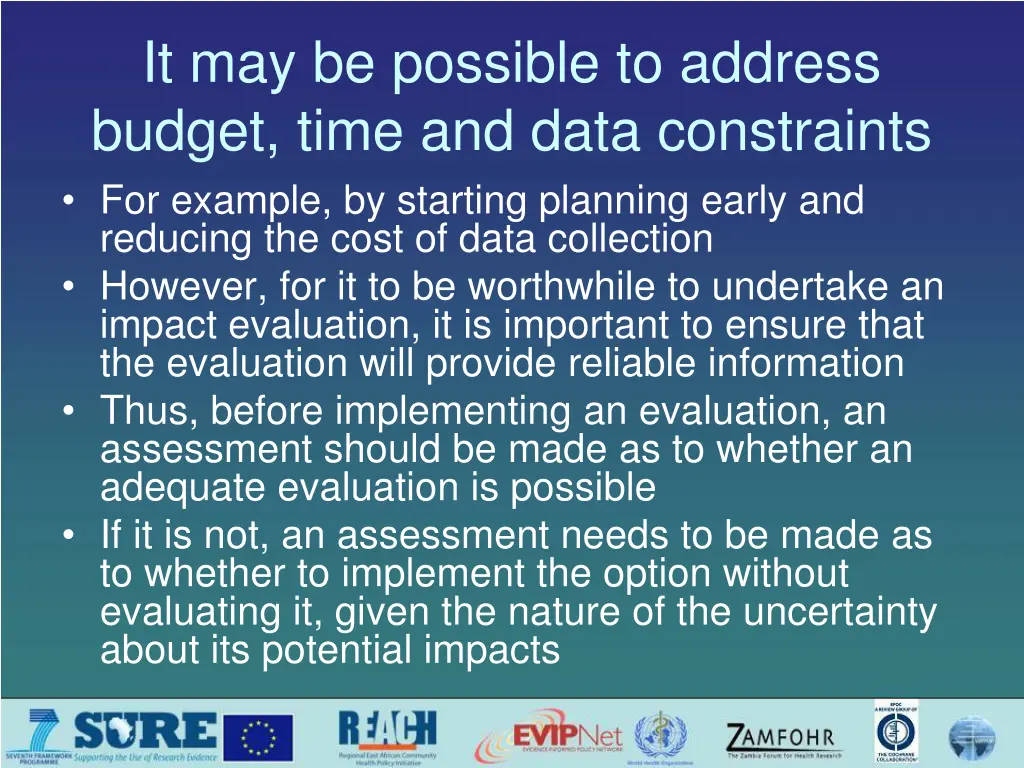 it may be possible to address budget time