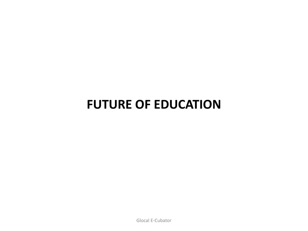 future of education