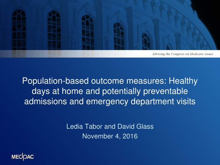 population based outcome measures healthy days