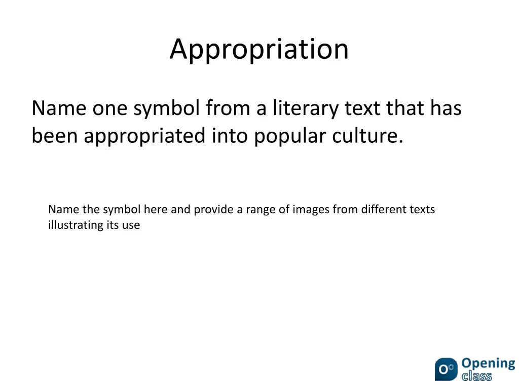 appropriation