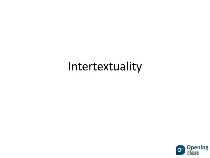 intertextuality