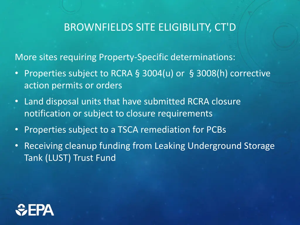 brownfields site eligibility ct d 1