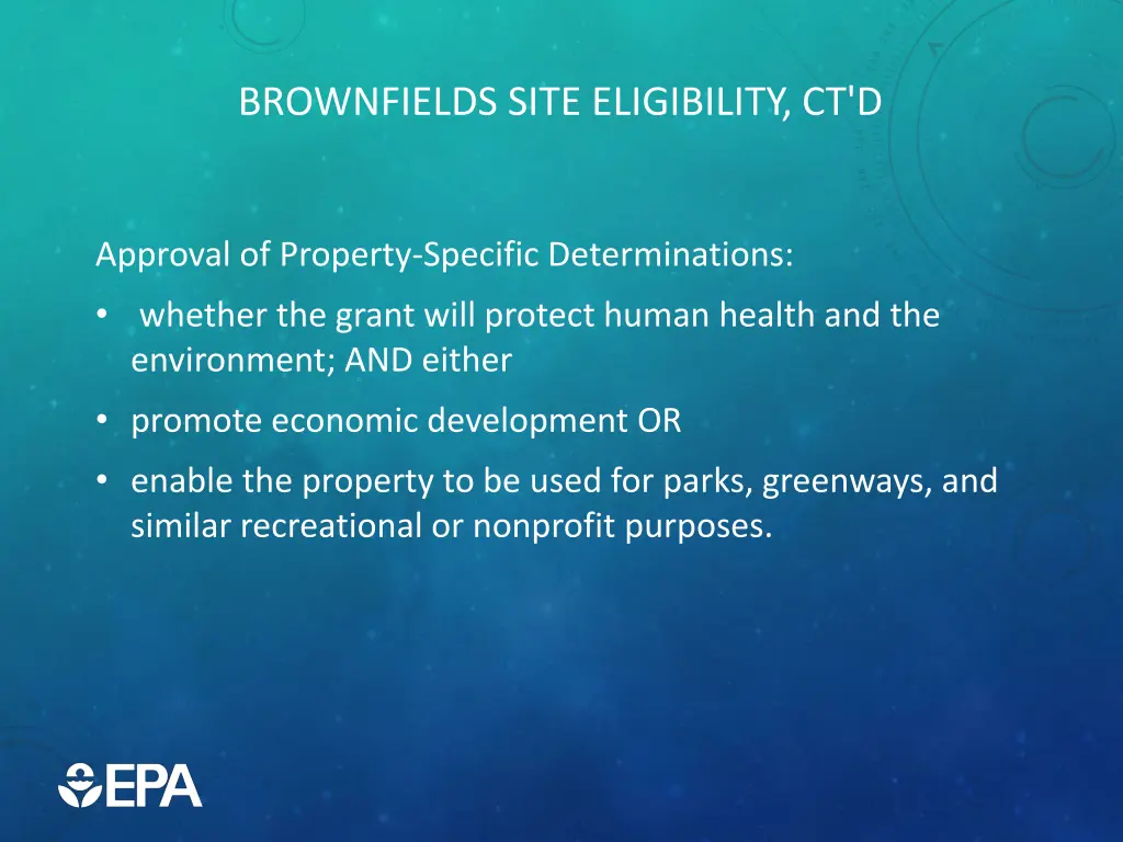 brownfields site eligibility ct d 2