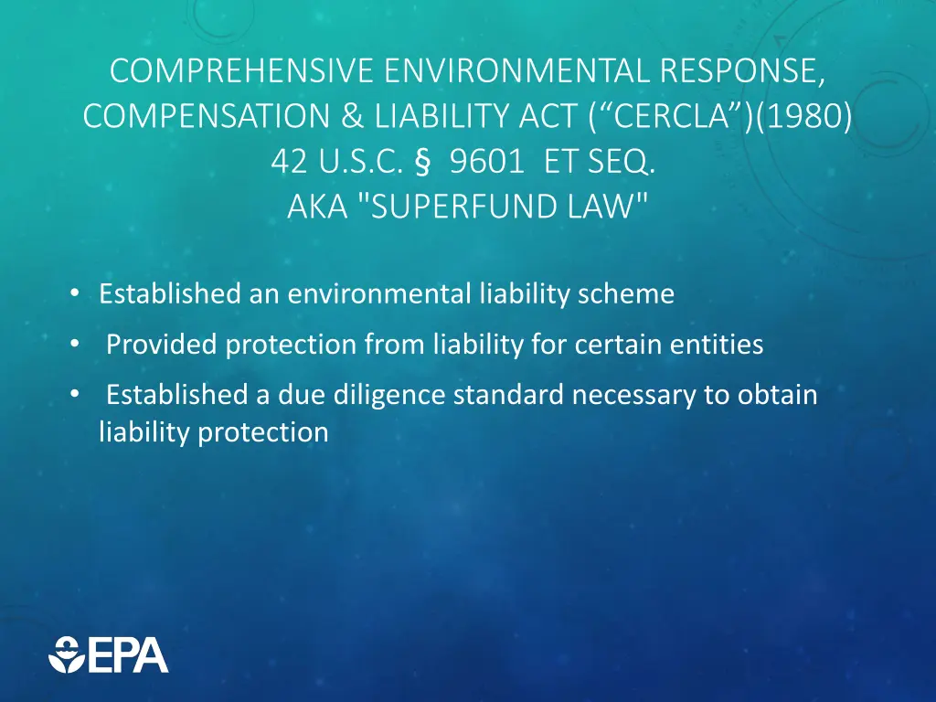 comprehensive environmental response compensation