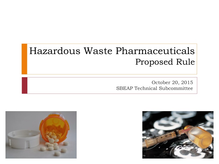 hazardous waste pharmaceuticals