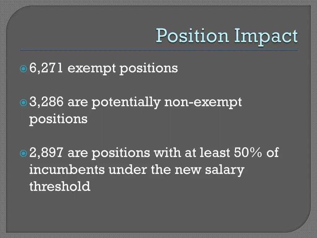 6 271 exempt positions