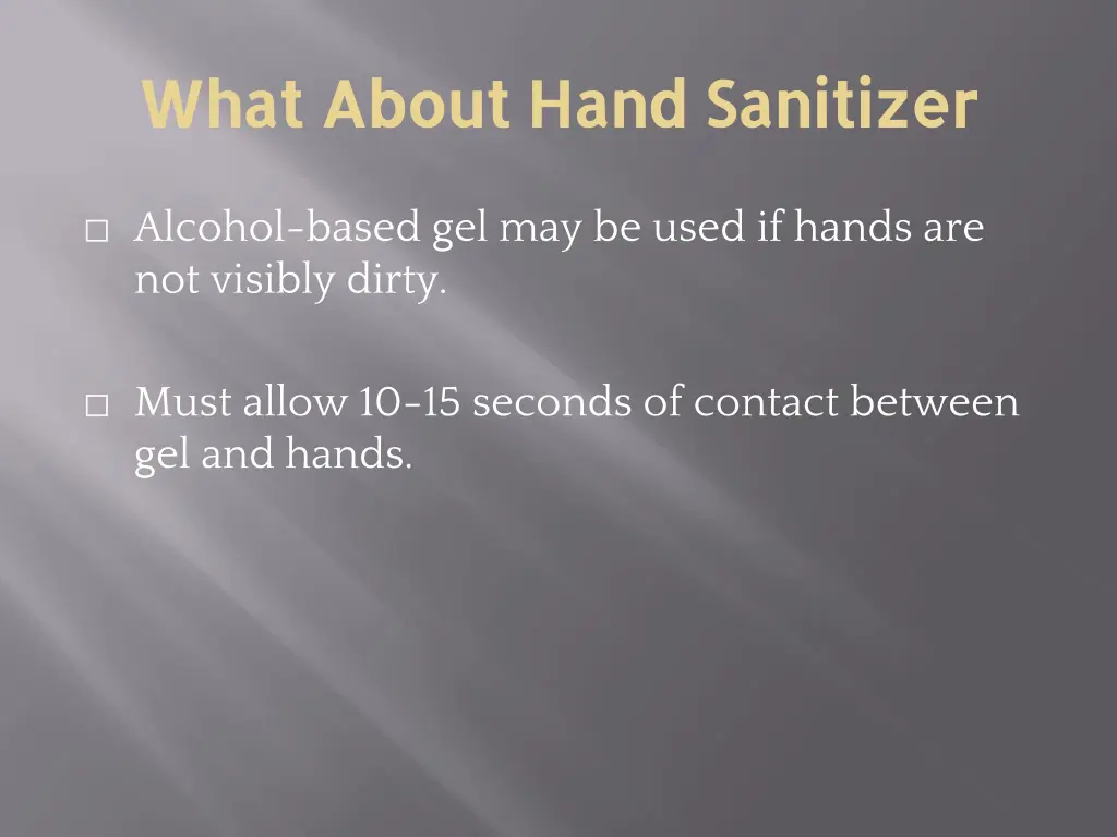 what about hand sanitizer what about hand