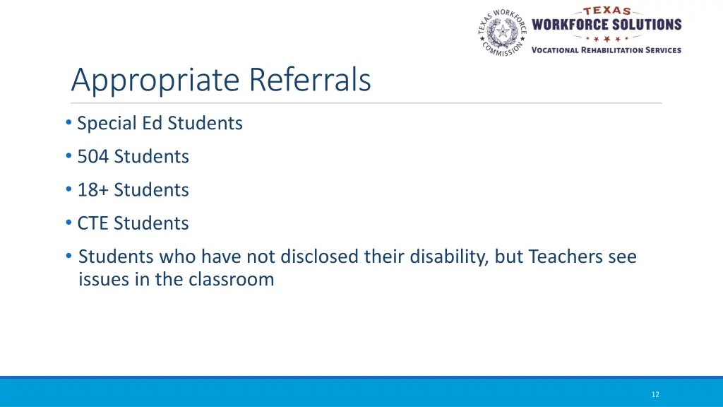 appropriate referrals special ed students