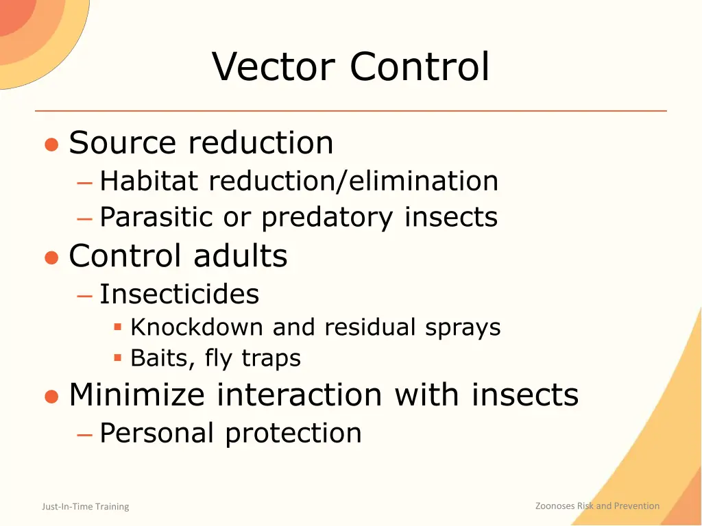 vector control