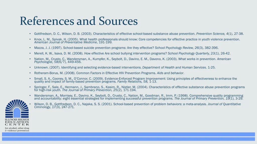 references and sources 1