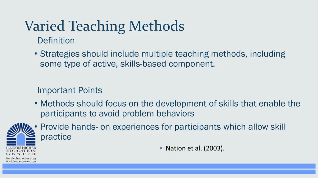 varied teaching methods definition strategies