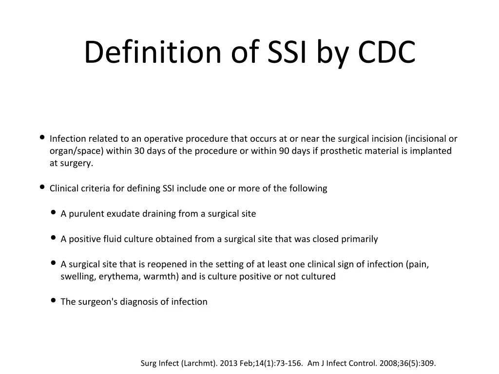 definition of ssi by cdc