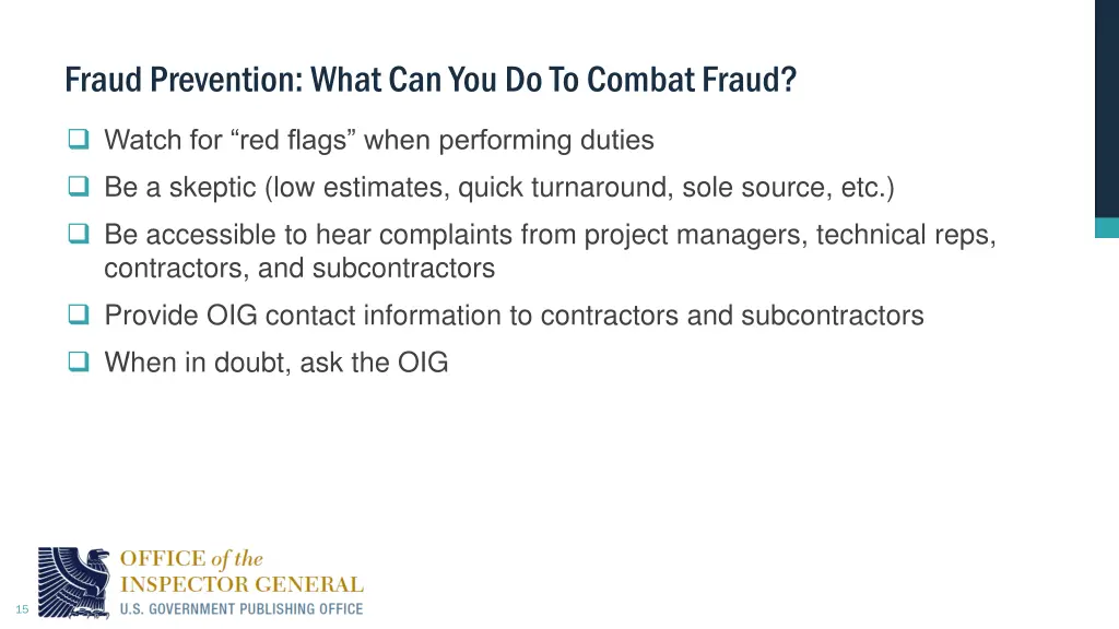 fraud prevention what can you do to combat fraud