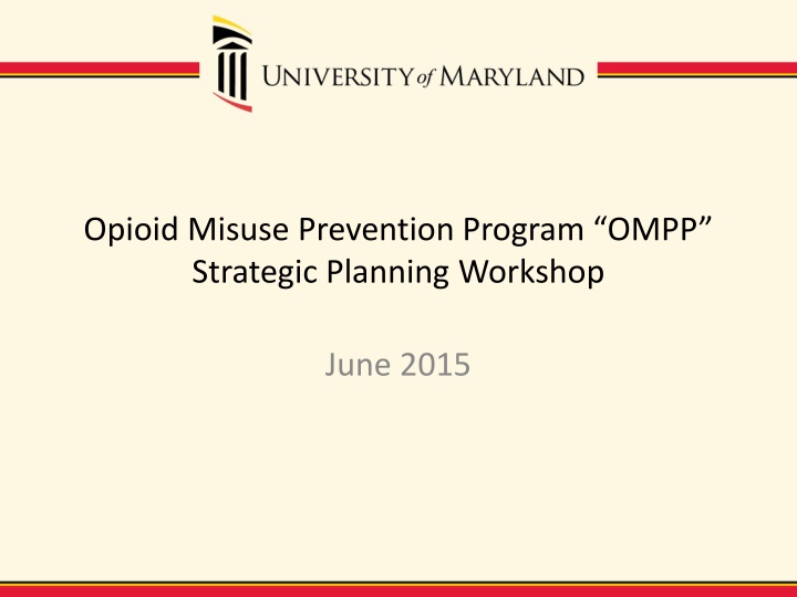 opioid misuse prevention program ompp strategic