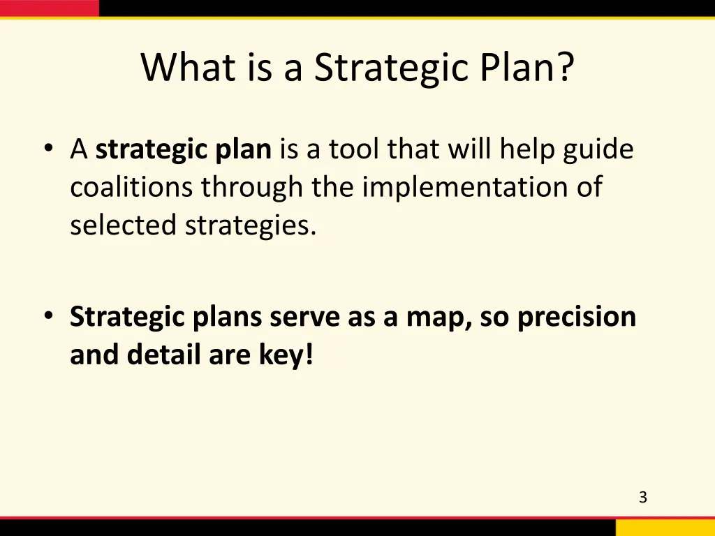 what is a strategic plan