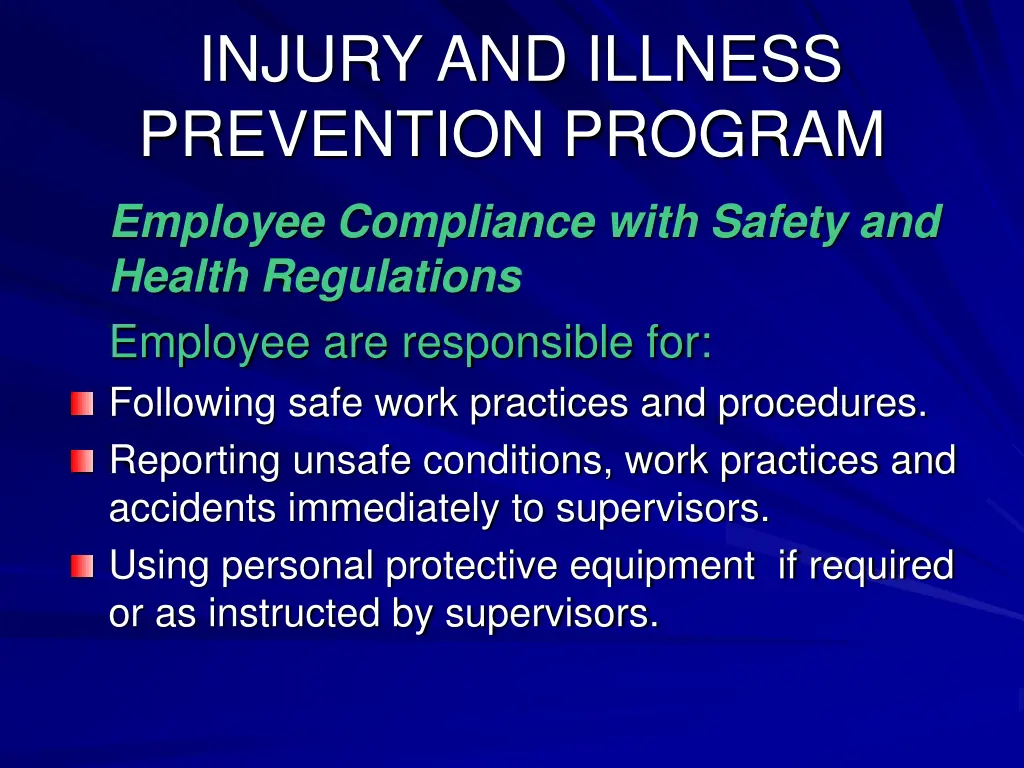 injury and illness prevention program 3