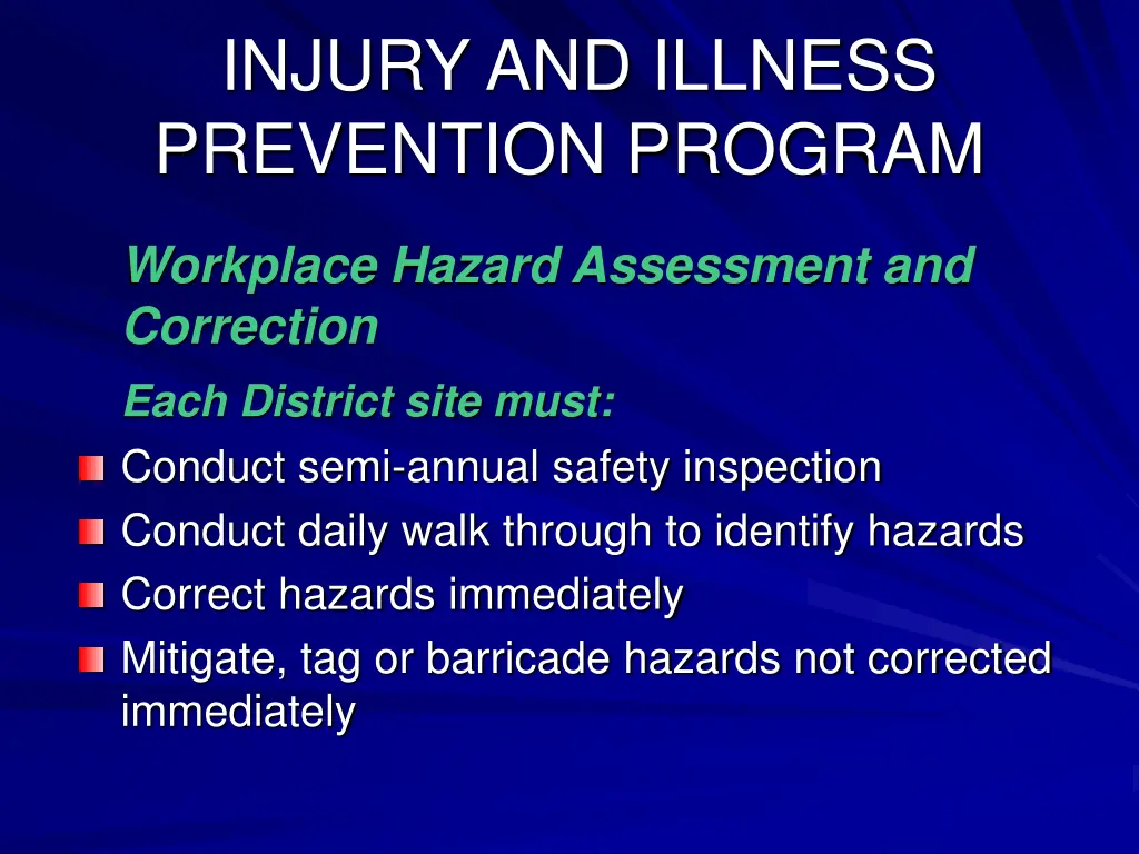 injury and illness prevention program 5