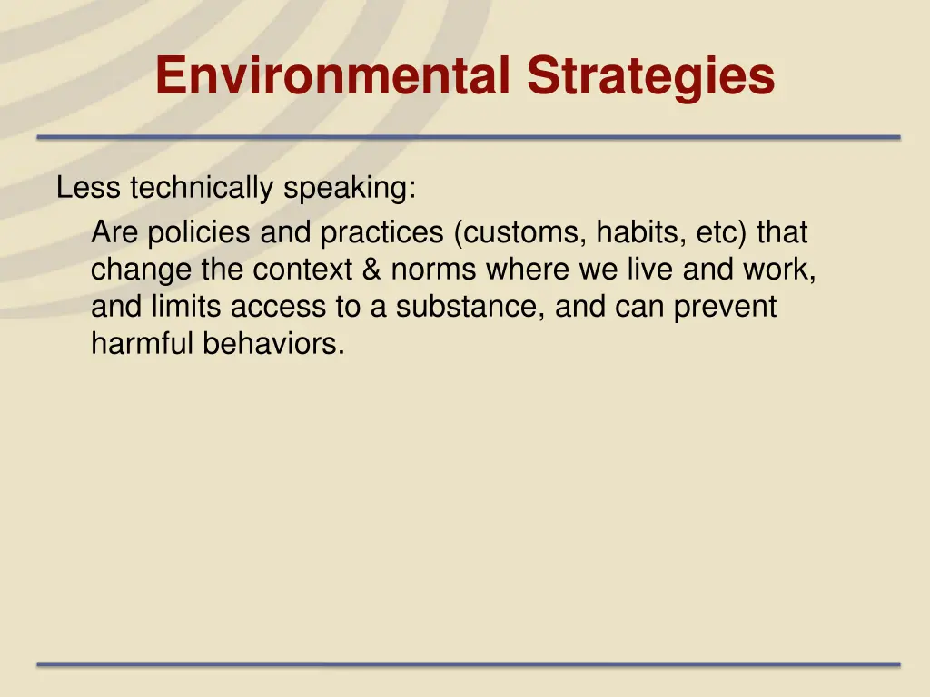 environmental strategies 1