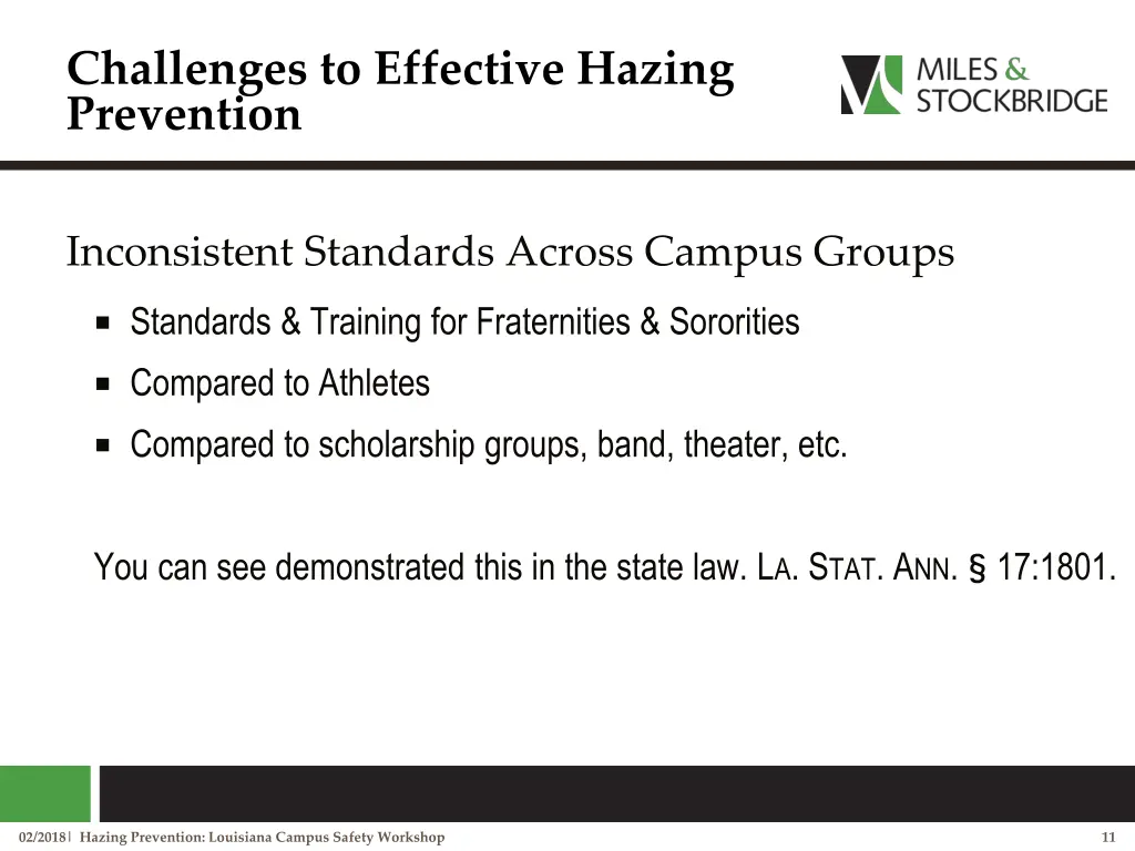 challenges to effective hazing prevention 2