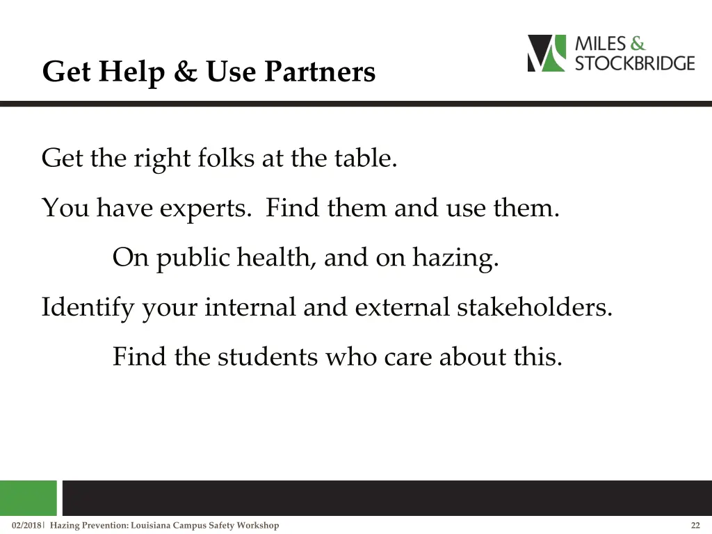 get help use partners