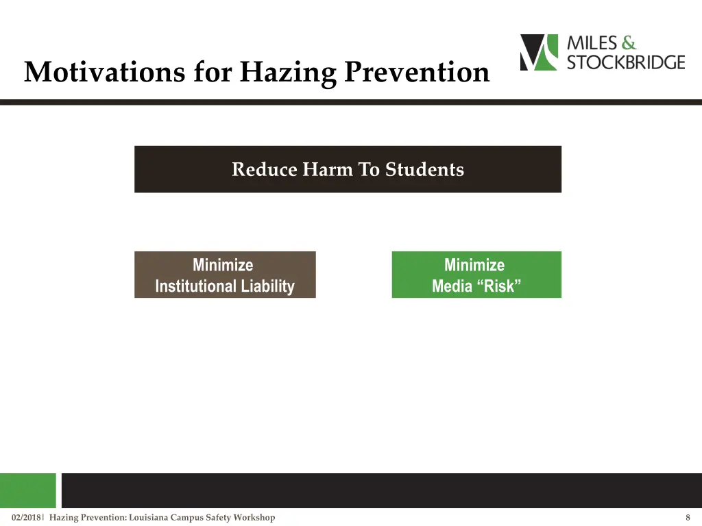 motivations for hazing prevention