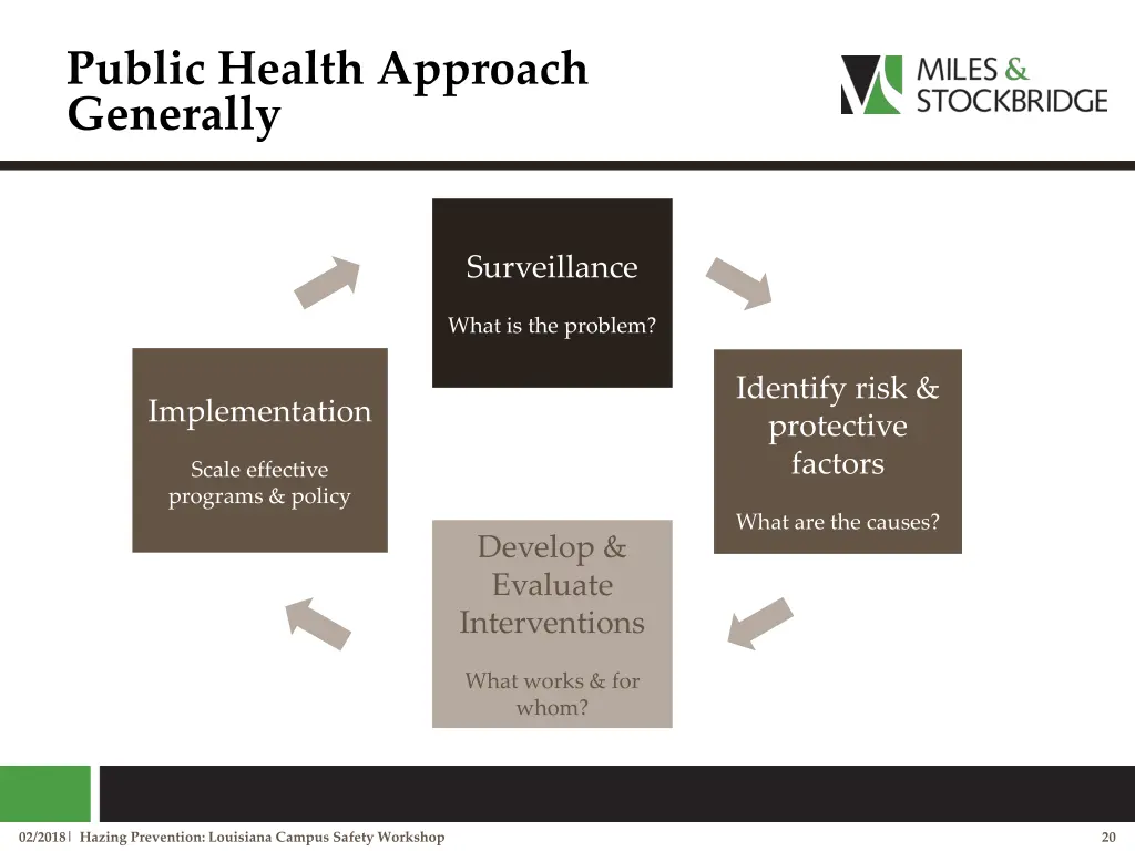 public health approach generally