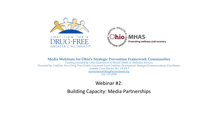 media webinars for ohio s strategic prevention