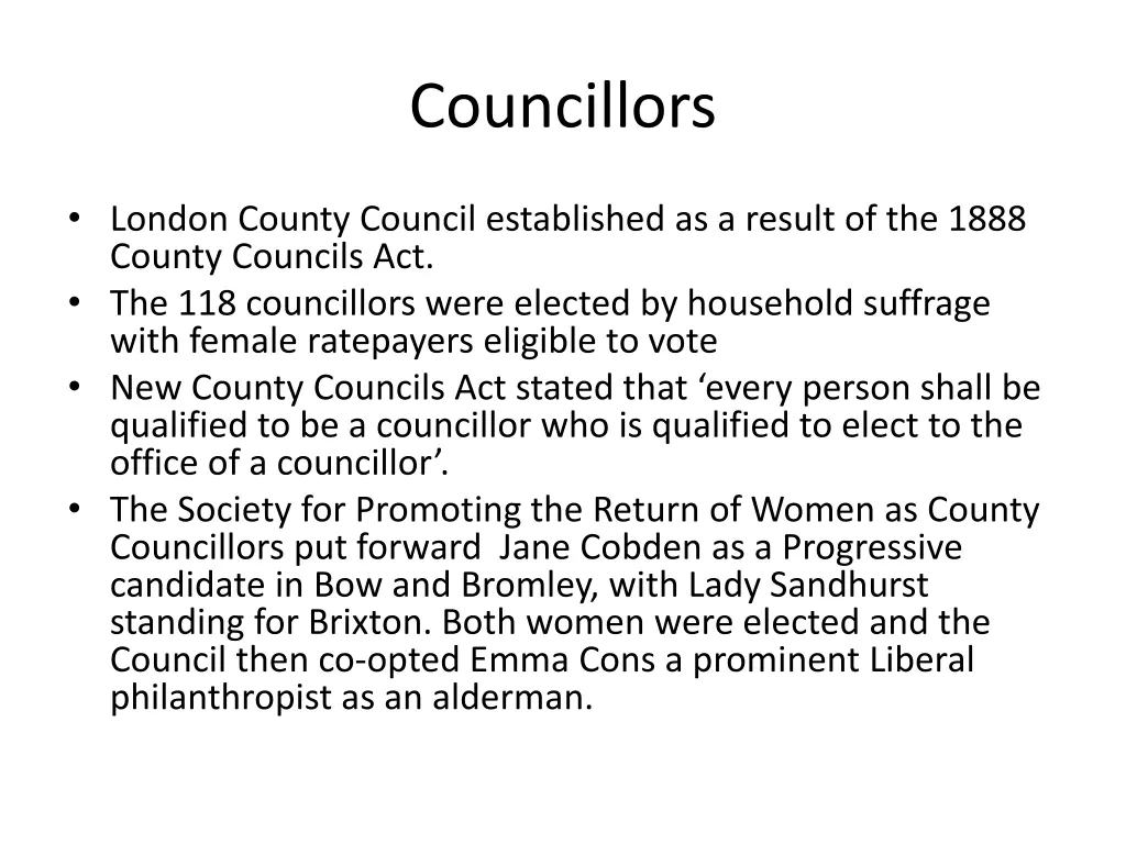 councillors