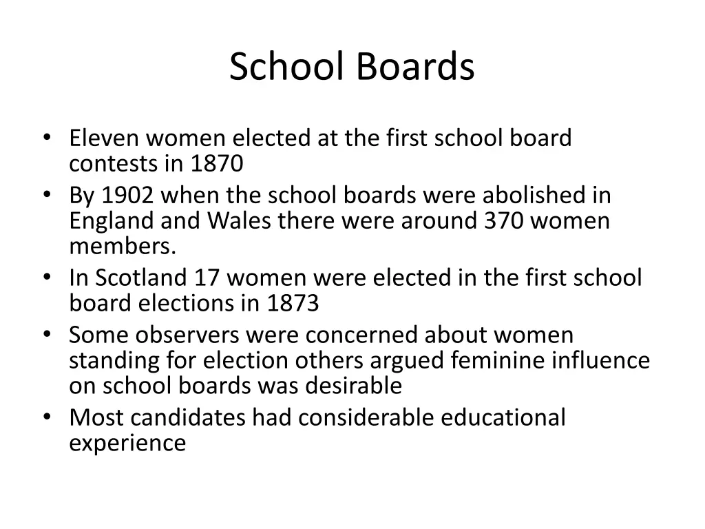 school boards