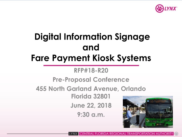 digital information signage and fare payment