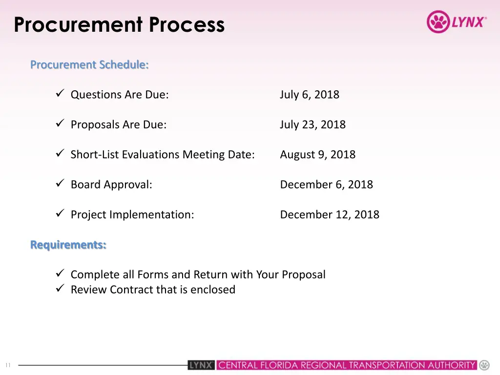 procurement process