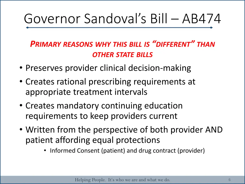 governor sandoval s bill ab474