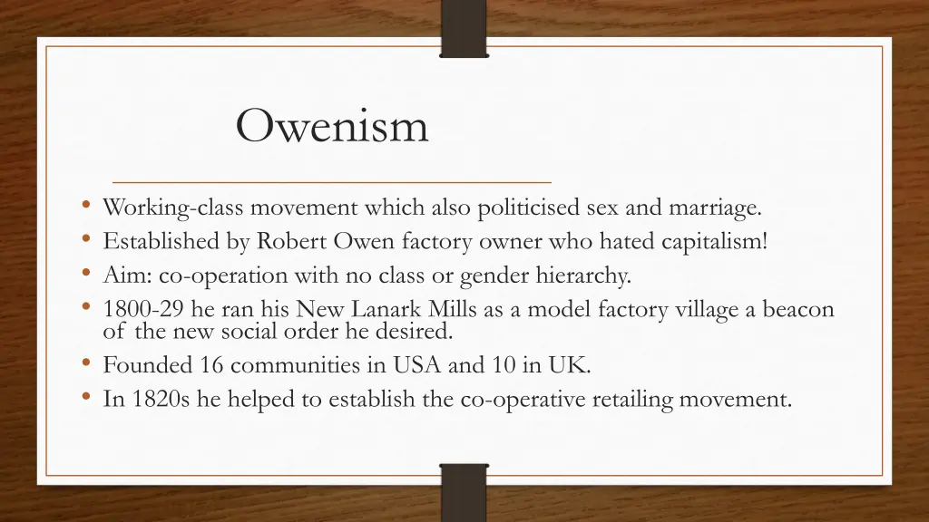 owenism