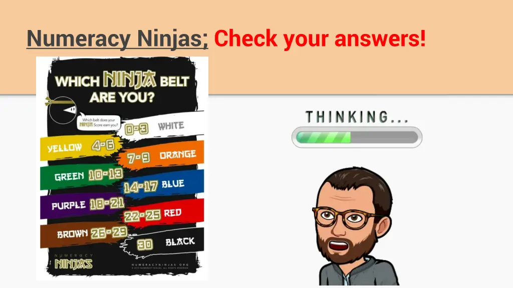 numeracy ninjas check your answers