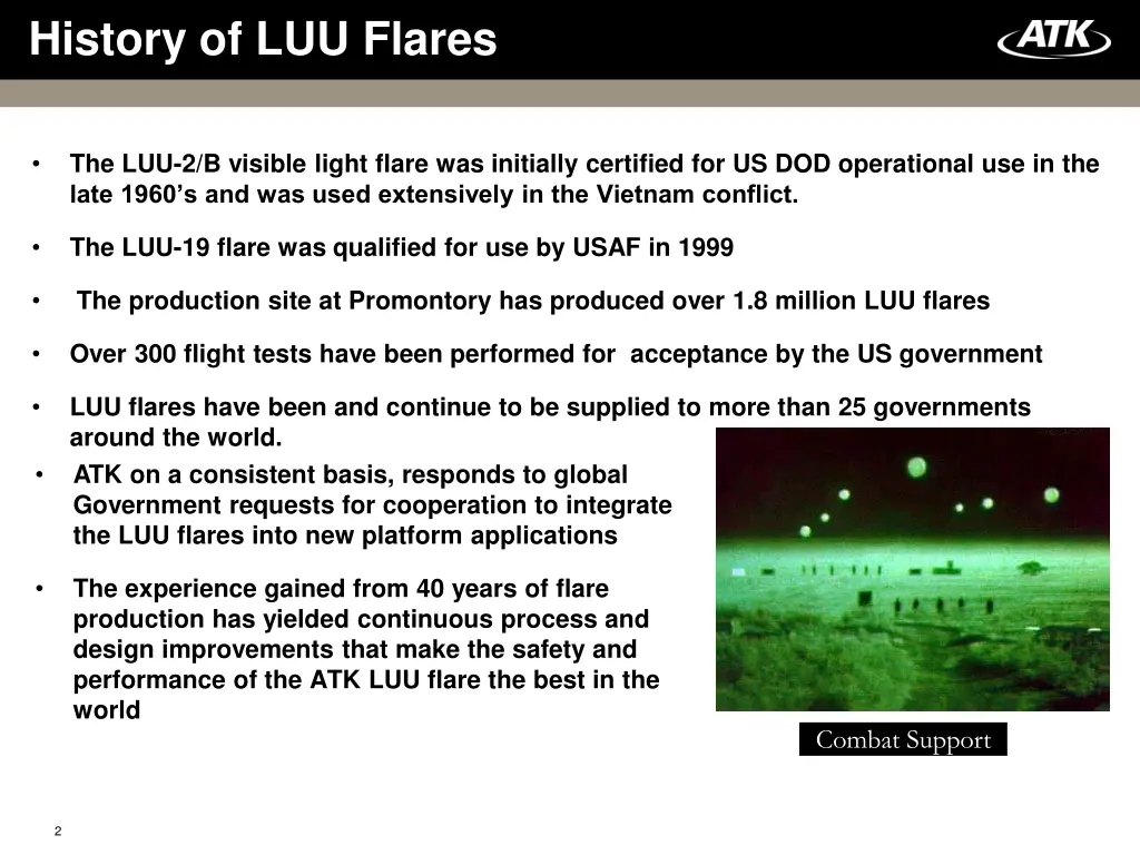 history of luu flares