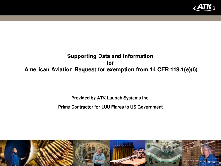 supporting data and information for american