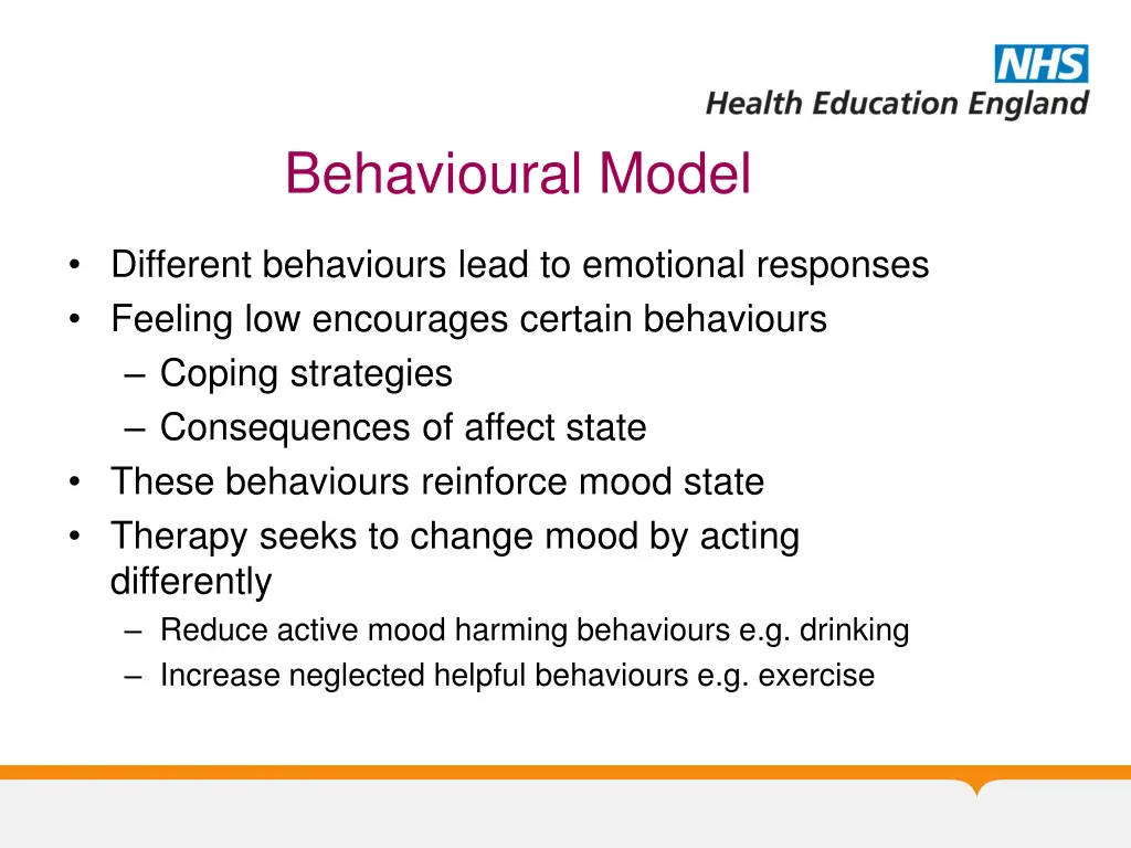 behavioural model