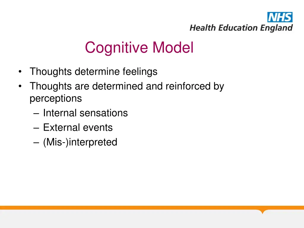 cognitive model