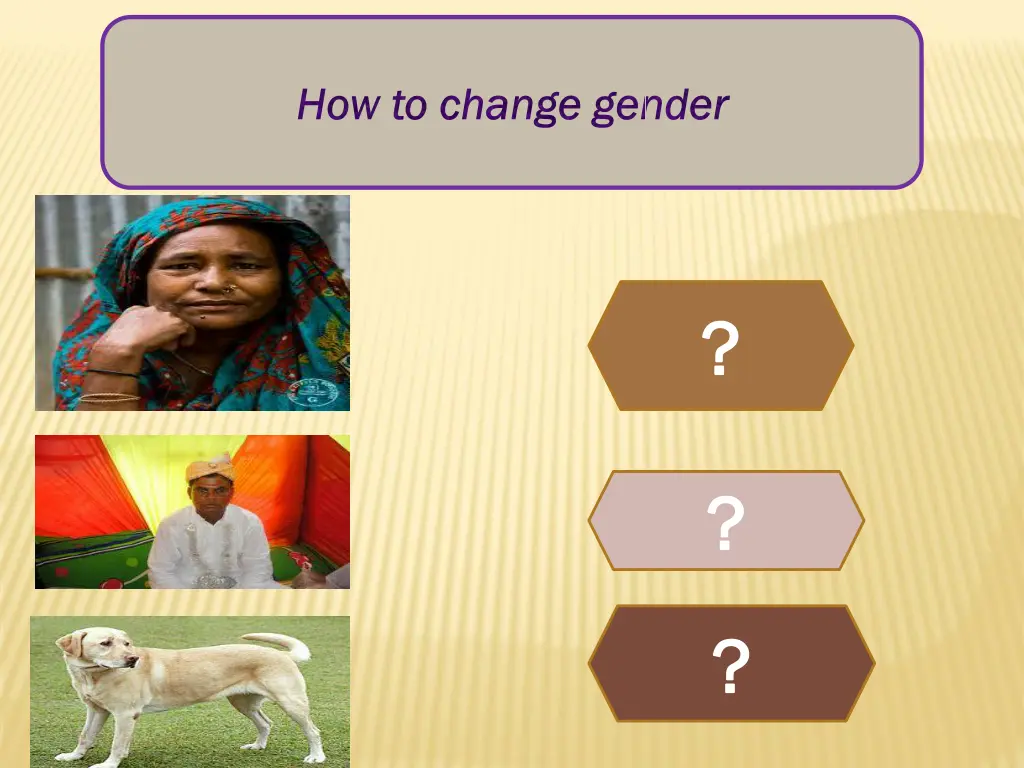 how to change gender how to change gender