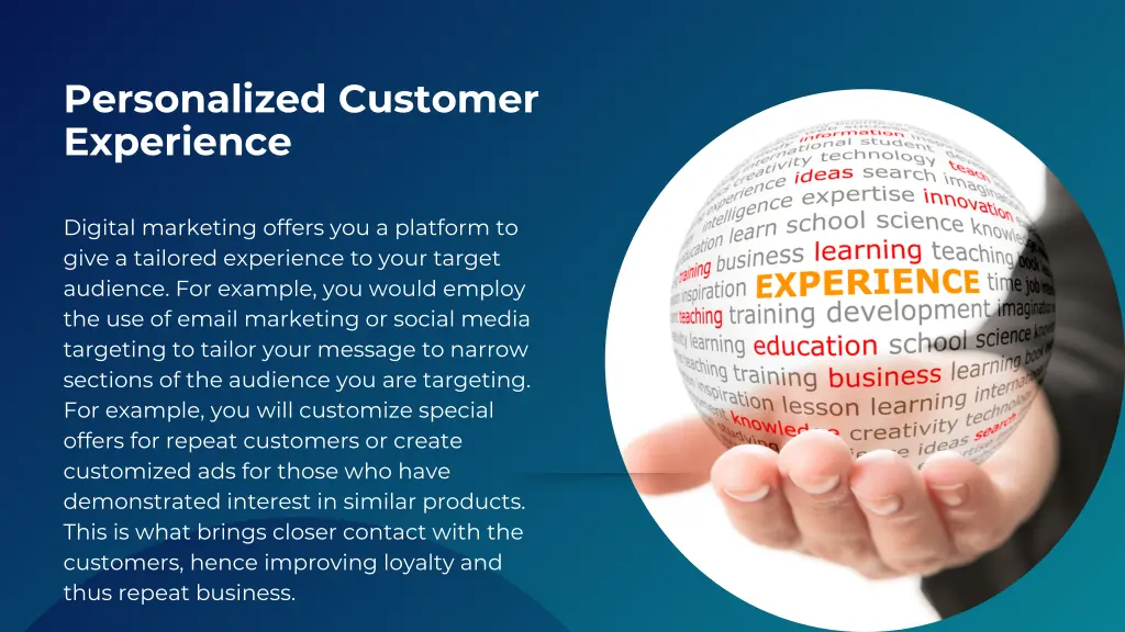 personalized customer experience