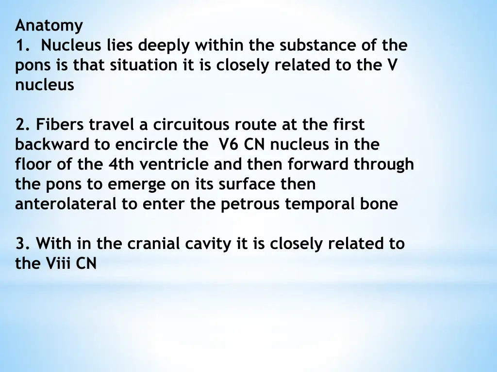 anatomy 1 nucleus lies deeply within