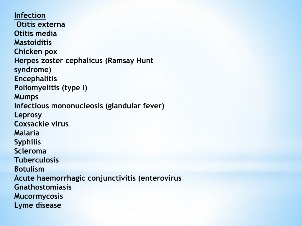 infection otitis externa otitis media mastoiditis