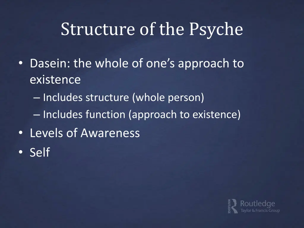 structure of the psyche