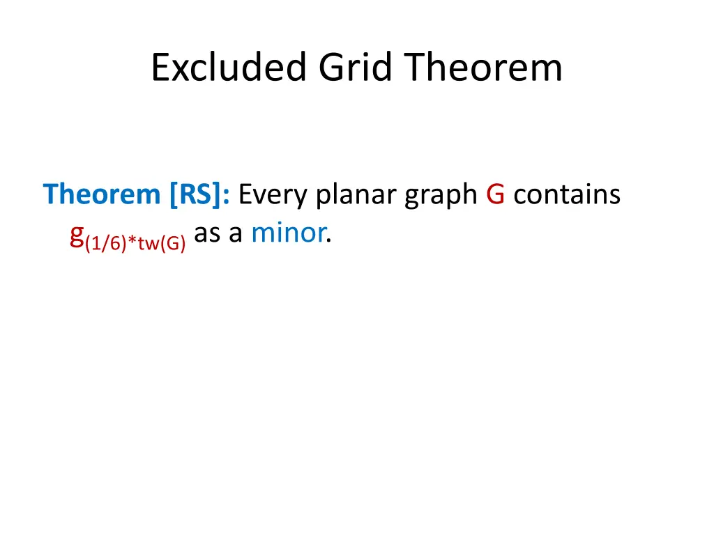 excluded grid theorem